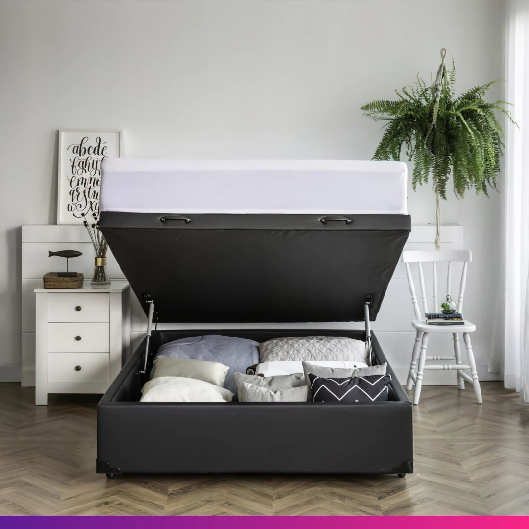 Cama Box Baú Premium 128x188 (Viúva)