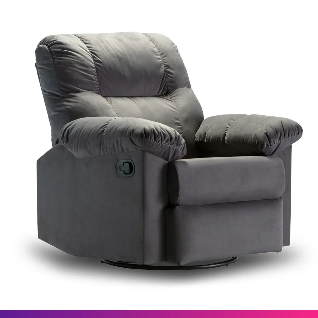 Poltrona Maximus Reclinável com Giro de 360º + Função Balanço e Conforto Premium