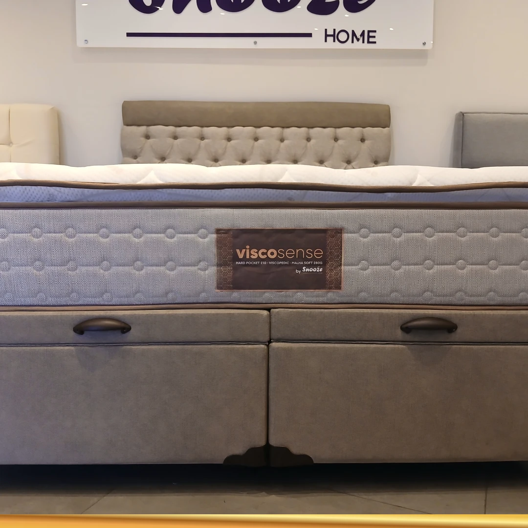 Conjunto Colchão Linha Ouro Viscosense + Cama Box Baú Premium Inteiriço 138x188 (Casal) - Imagem 3